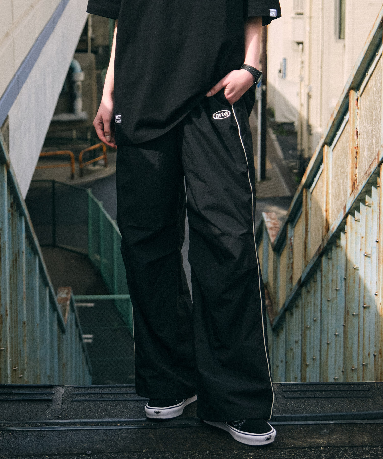 Nylon Parachute Pants