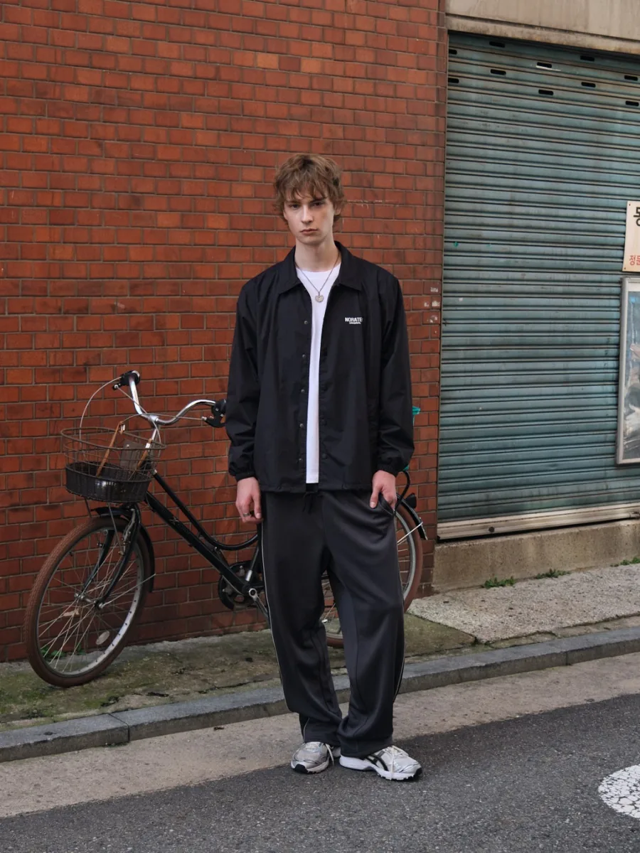Lettering Coach Jacket 2