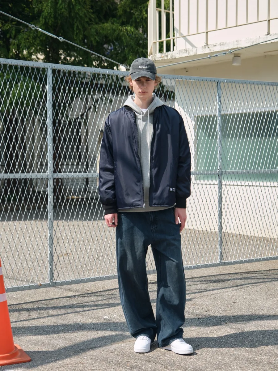 Curved Denim Pants 3
