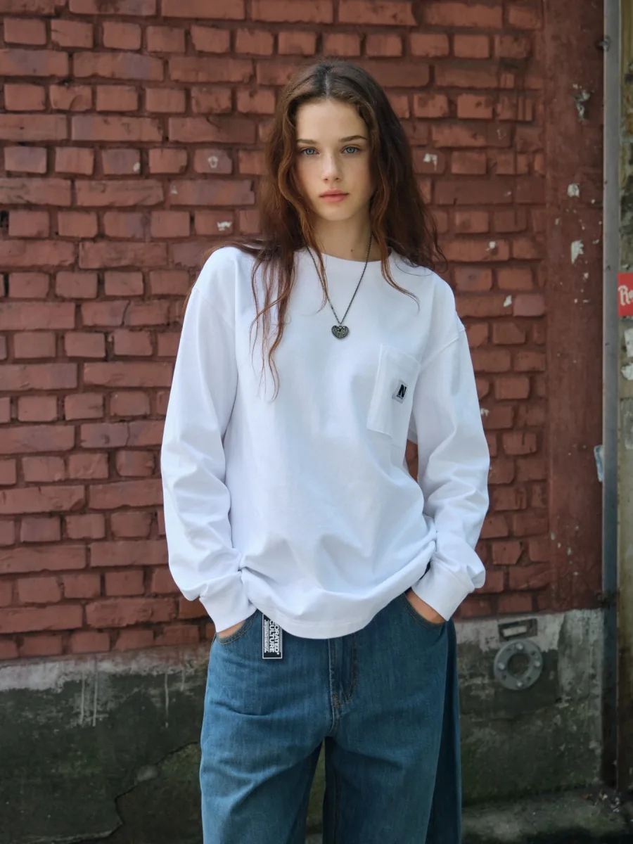 Curved Denim Pants 6