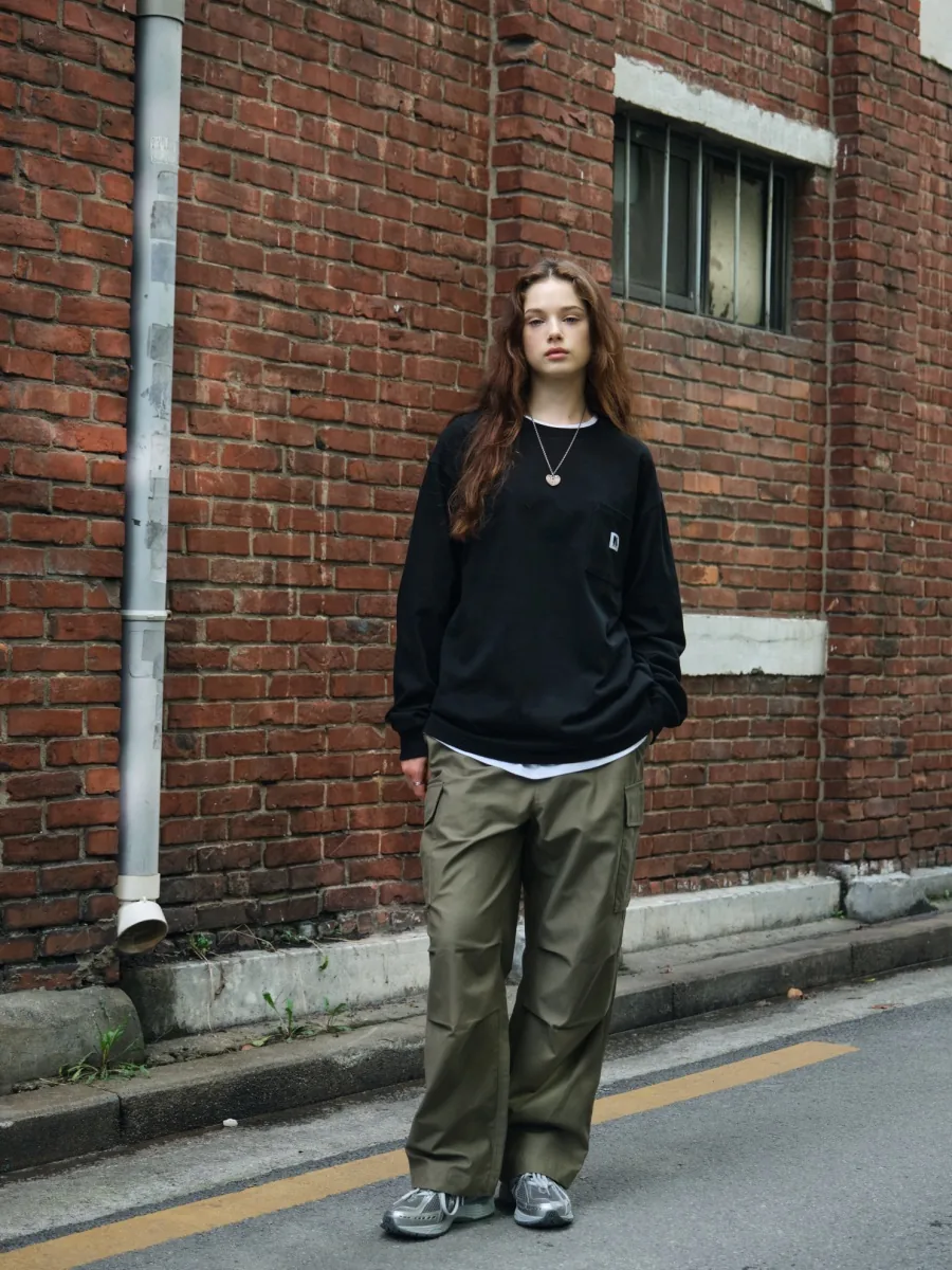 Wide Cotton Cargo Pants 3