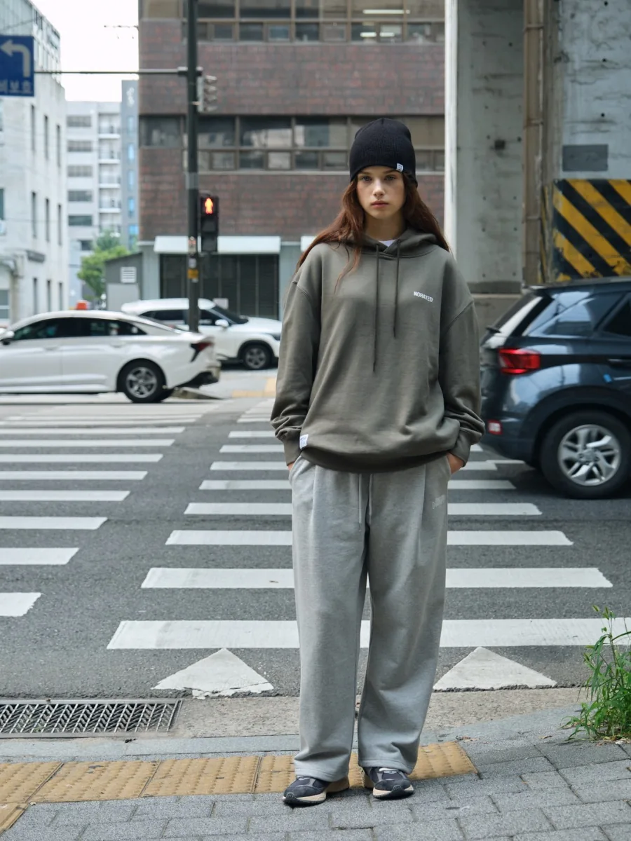 Wide One-Tuck Sweat Pants 2