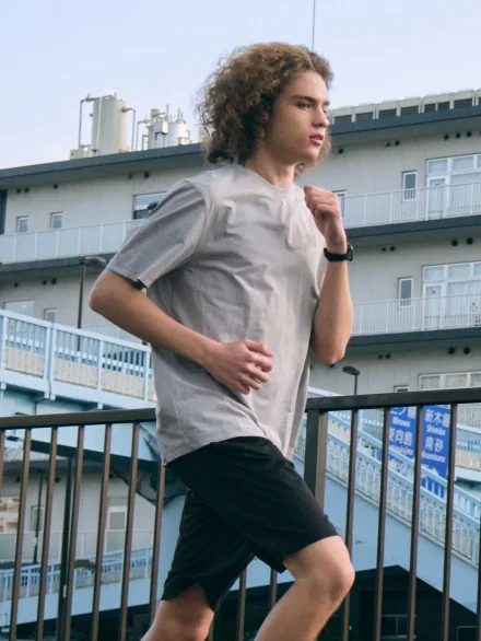 Lettering Running Tee